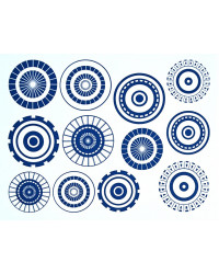 DECAL NR.12 (BLUE) LARGE...