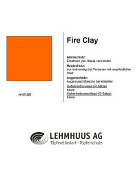 FIRE CLAY, Preis pro 1 kg