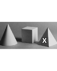 MOULE EN PLÂTRE PYRAMIDE...