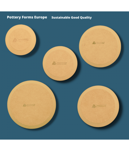 Pottery Forms, Holzfaserplatte Rund