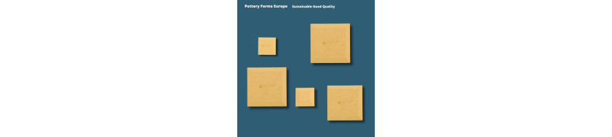 Pottery Forms, Holzfaserplatte Quadrat
