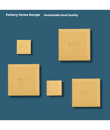 Pottery Forms, Holzfaserplatte Quadrat