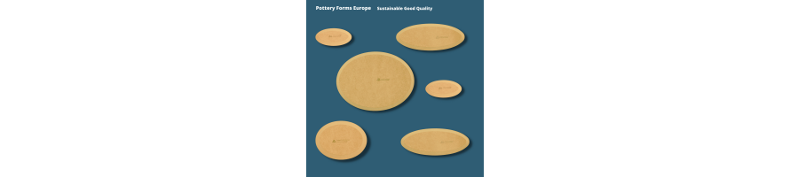 Pottery Forms, Holzfaserplatte Oval