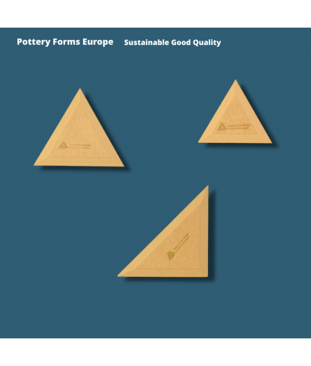 Pottery Forms, Holzfaserplatte Dreieck
