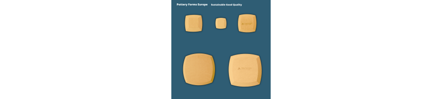 Pottery Forms, Holzfaserplatte Quadrat, Spherical